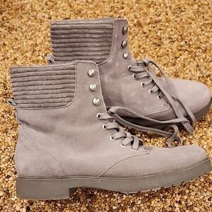 Splendid Gray Suede Women's Ankle Boots